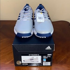 Adidas golf spikeless sneakers.